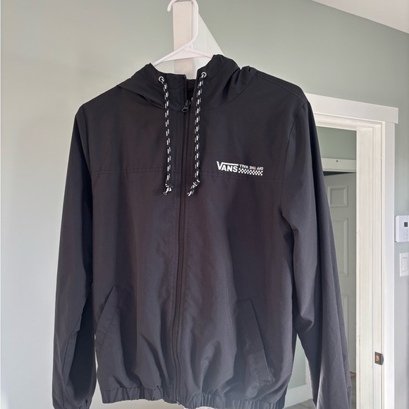 Womens Vans Coat in the colour Black - Picture 1 of 2